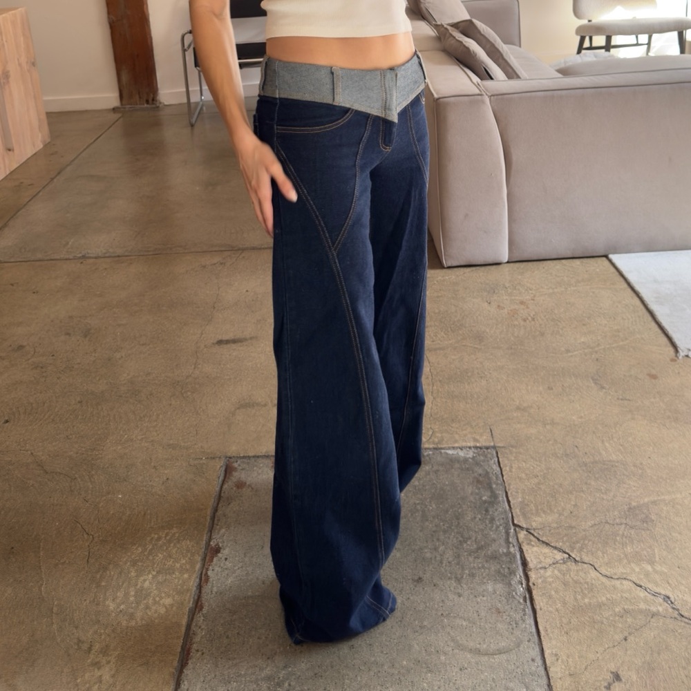 CULT NAKD TWO TONED JEANS